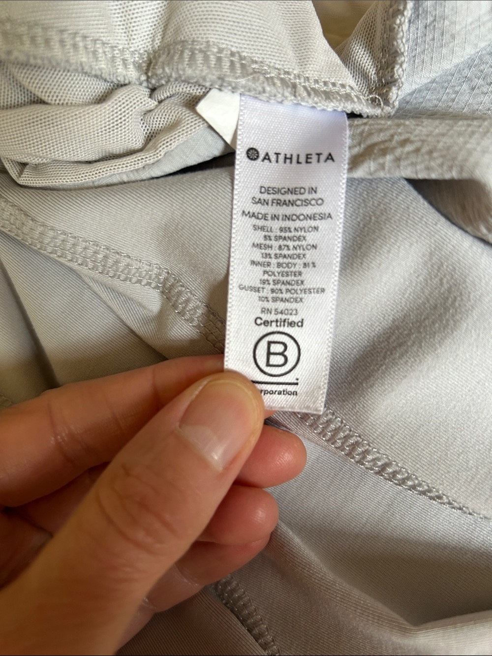 Athleta Trekkie Skirt Skort Women's Size 6 Athletic Grey Zipper Pockets - Picture 8 of 9